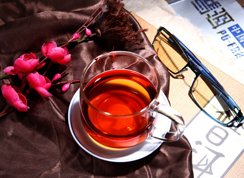 Pu'er Tea Ripe Tea 357g Yunnan Qizi Cake Tea Ripe Pu'er Tea