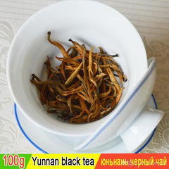 HelloYoung New Fengqing Dian Hong Famous Yunnan Black Tea, Organic Tea Dianhong 100g