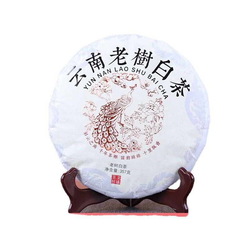 HelloYoung Yunnan High Mountain Old Ancient Tree White Tea Cake 357g Tea Sun White Tea