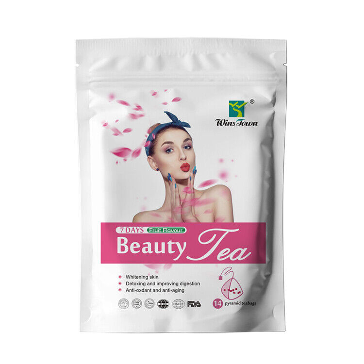 Skinny Tea Skin Beauty Glow Herbal Glowing Skin Complexion 7 Days Beauty Tea