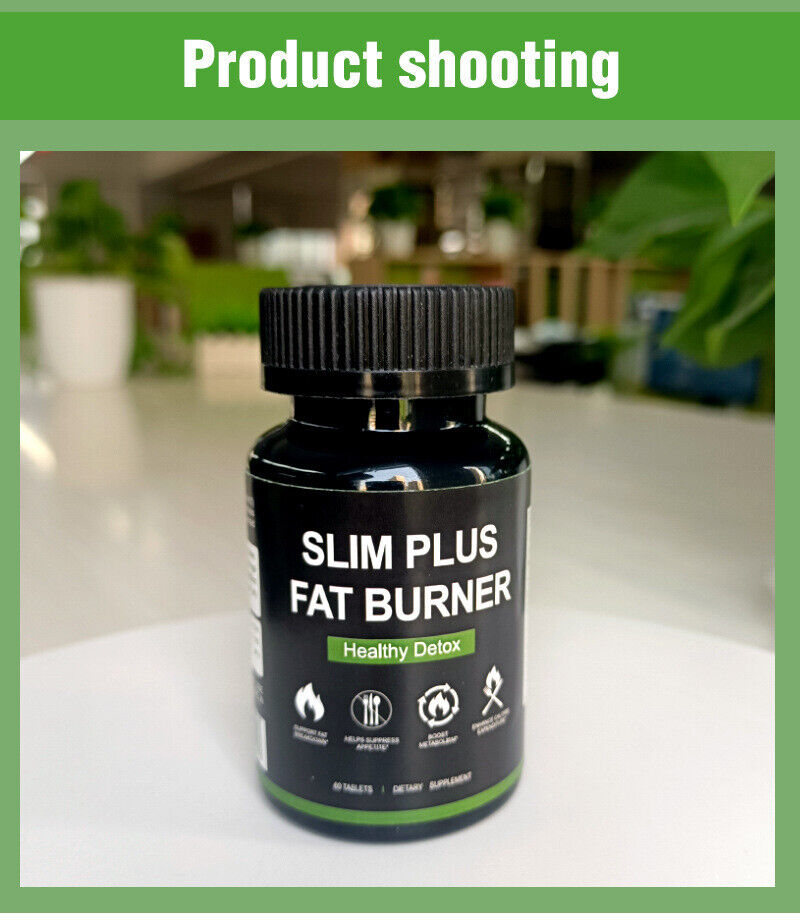 100% Authentic Organic Slim Plus - Fat Burner & Detox Slimming Capsules