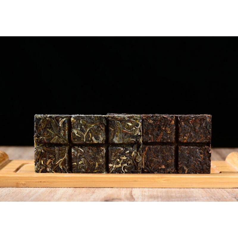 Puerh Ripened Brick Tea Cloud Sea Revival No. Strip Brick 42g*10pcs