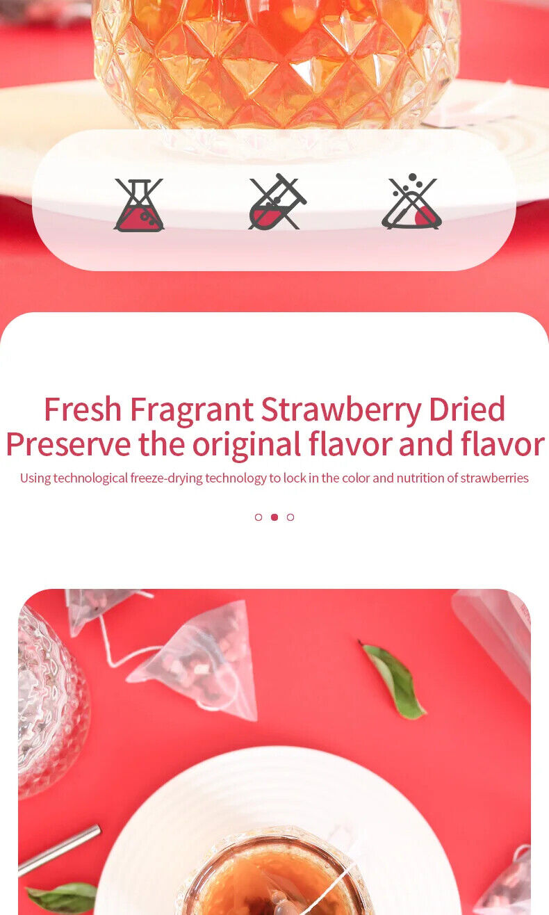 Strawberry Black Tea Herbal Tea 150g