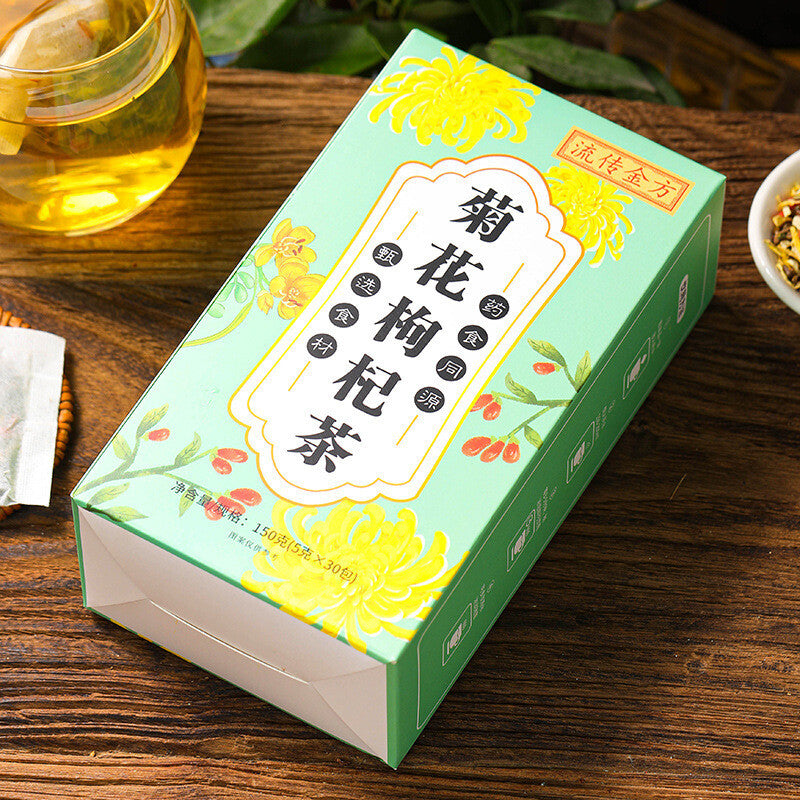 Chrysanthemum wolfberry tea Cassia seed tea Sunset tea Nutritious tea