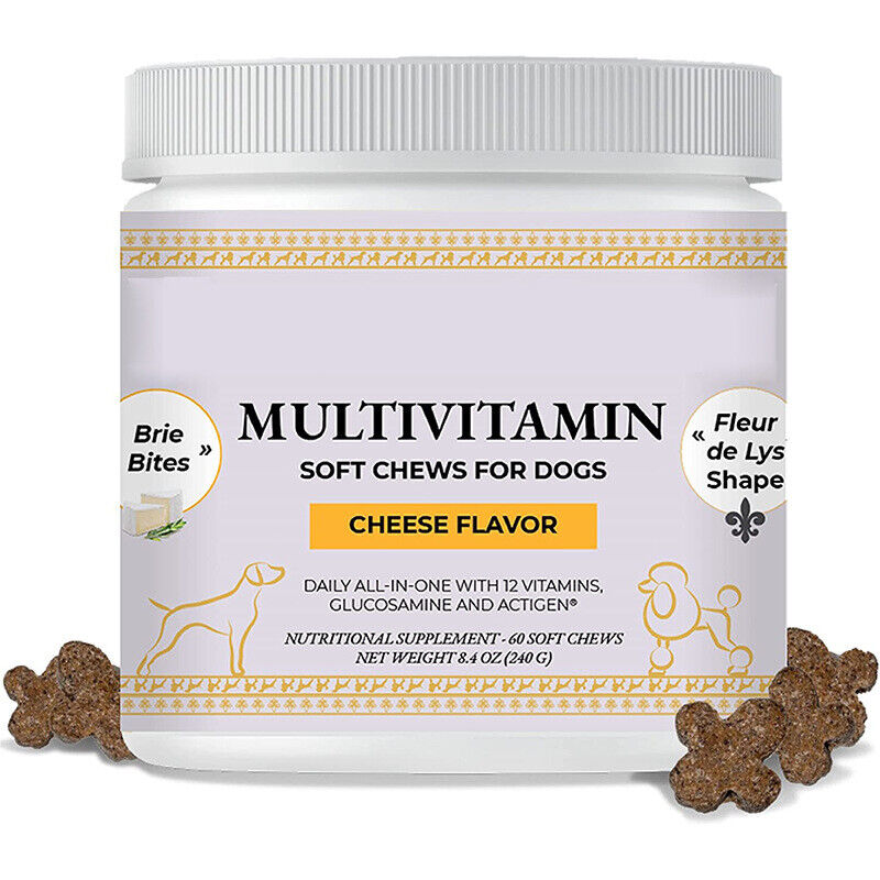Dog Nutrition 12-in-1 Dog Multivitamin Chewable with Glucosamine Time Protein