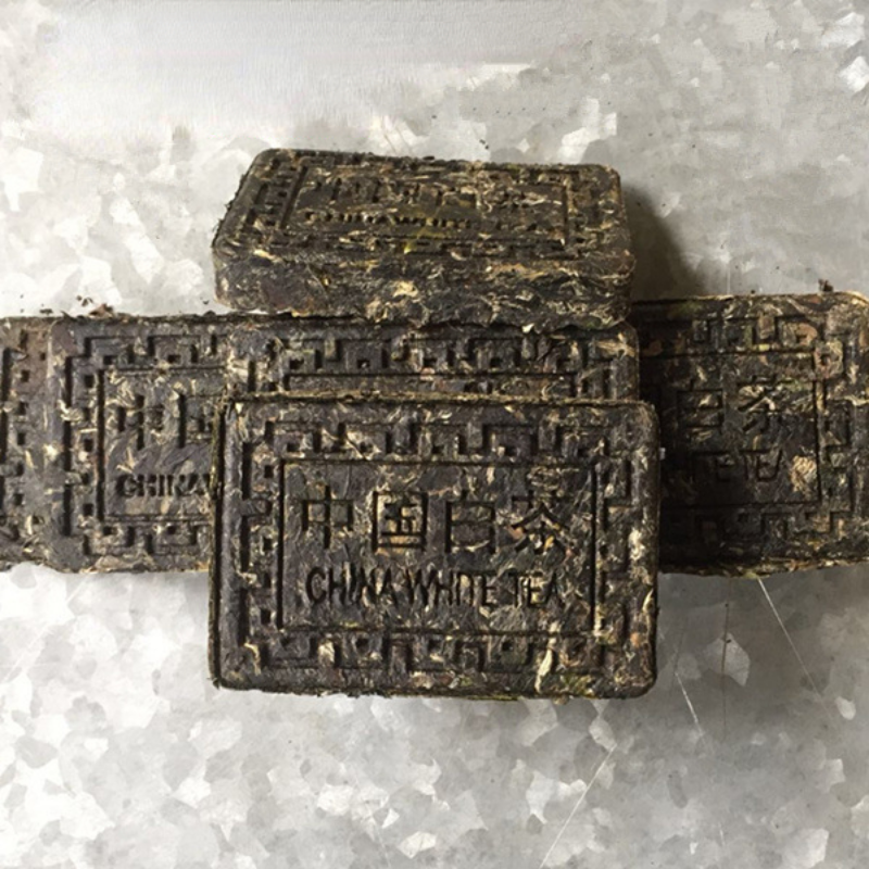 100g/3.52oz*3 Organic Fuding White Tea Old Gongmei Tea Brick  Health Drink