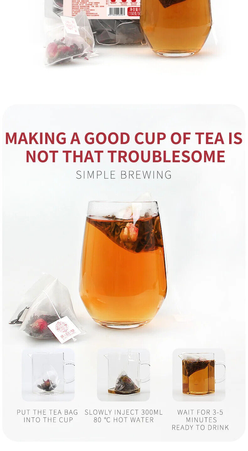 Rose Black Tea Herbal Tea 150g