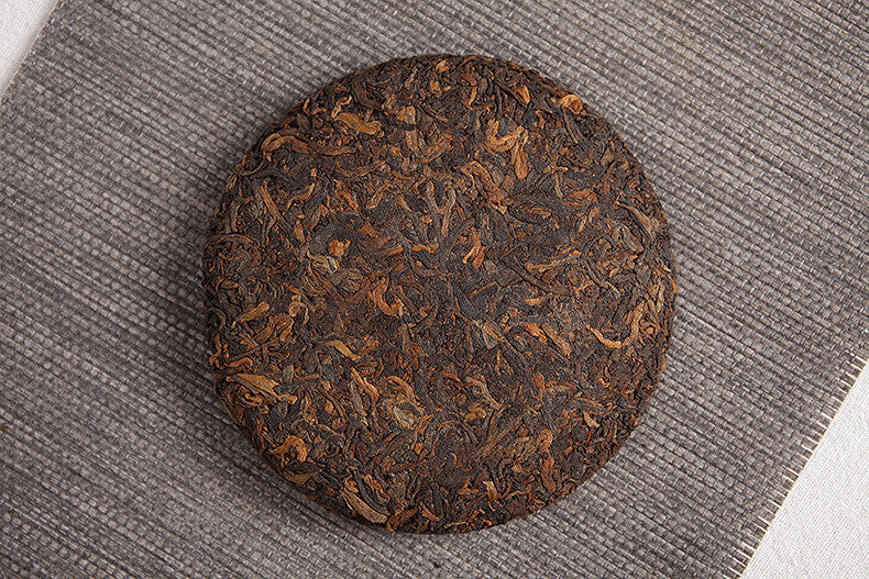 100g Big Tree Old Pu'er Ripe Cake Yunnan Pu'er Tea 2018 Menghai Ripe Tea