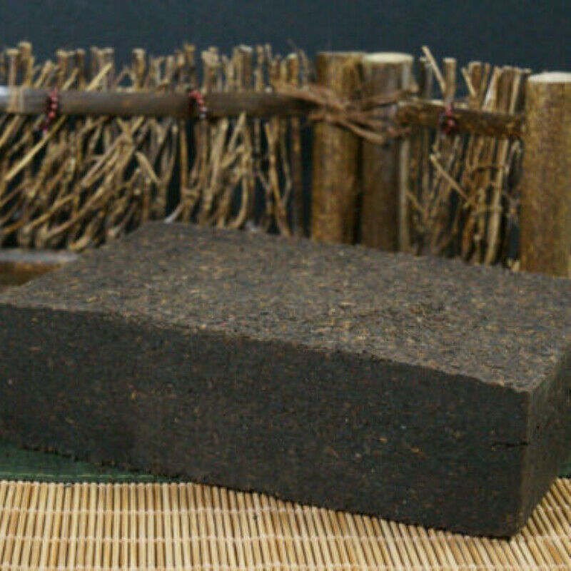 HelloYoung Black Tea Dark Tea Liu Pao Rice Black Brick Tea Guangxi Aged Liubao Tea 500g