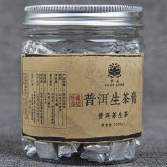 100g Raw Pu'er Tea Cream Organic Yunnan Pu-erh Green Tea Canned Health