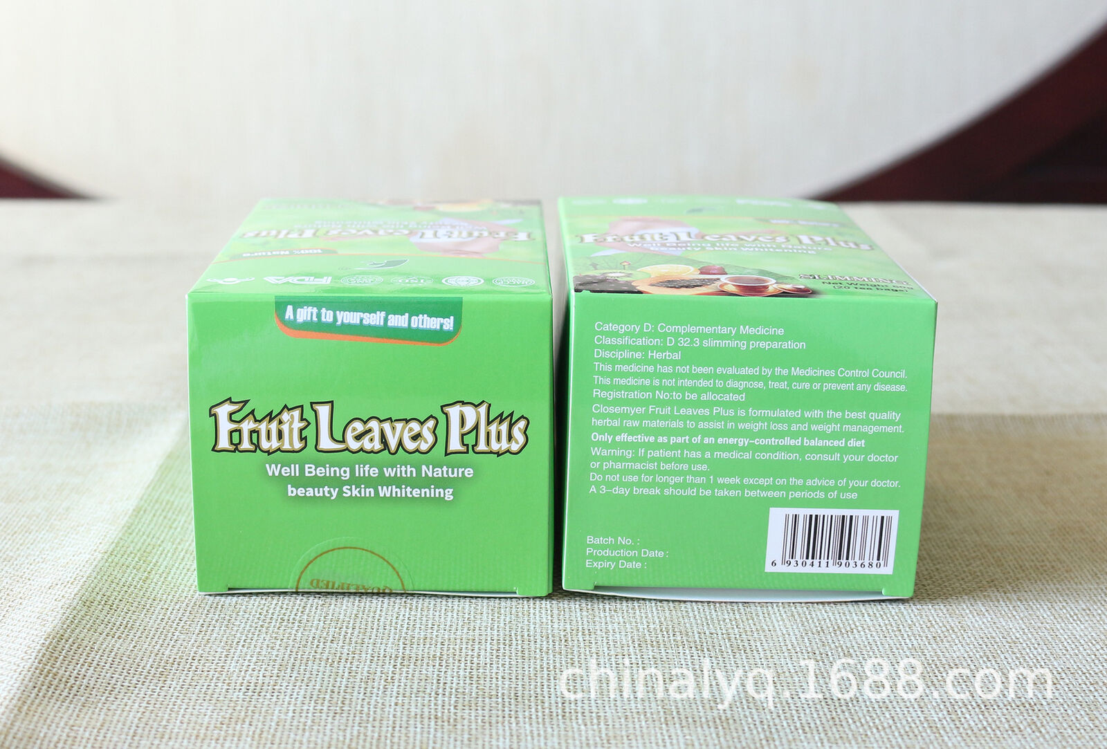 Fruit leaues plus slimming tea flower and fruit tea 3 grams * 20 bags/box