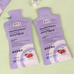 Fiber Genius Suck Z Jelly 0 Fat Collagen Fruit & Vegetable Konjac Jelly