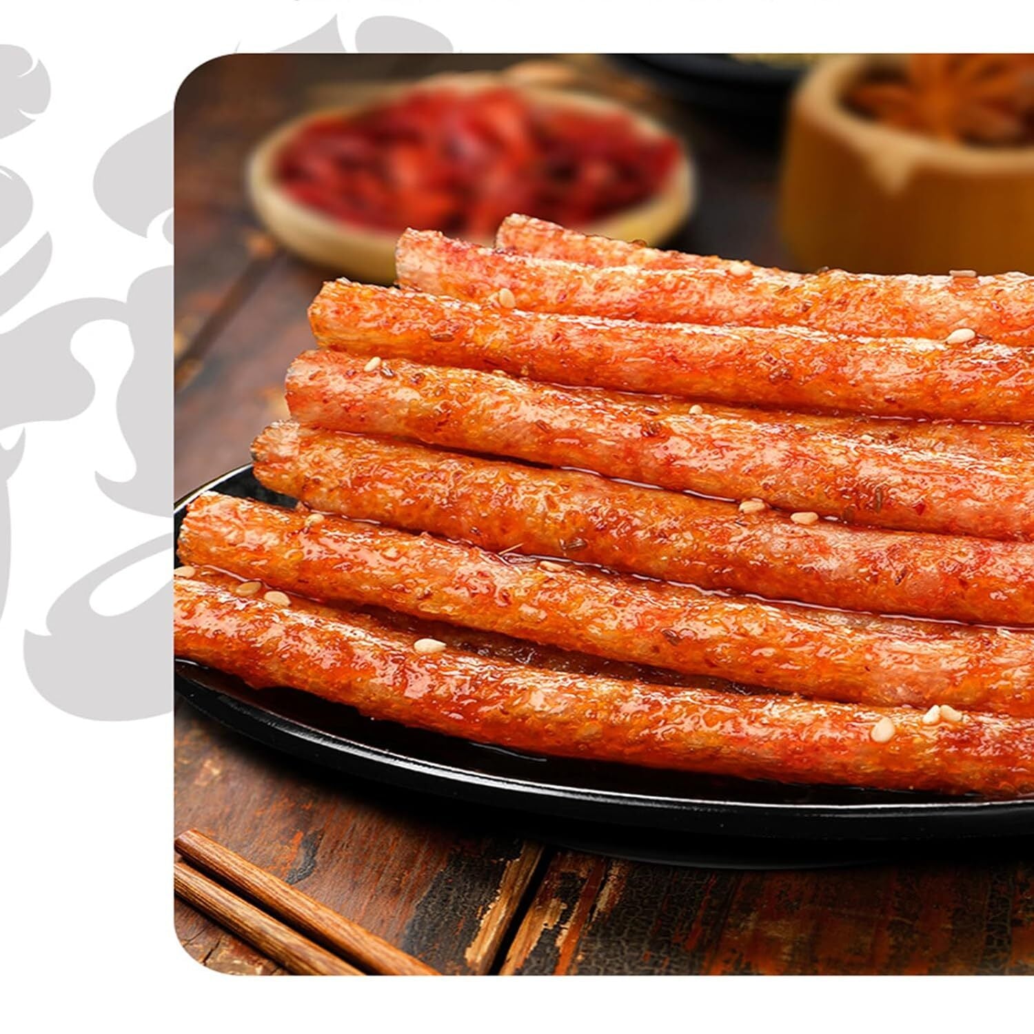 Spicy Strip Small Gluten Latiao Snack Food - Chinese Special Vegan Spicy Flavour