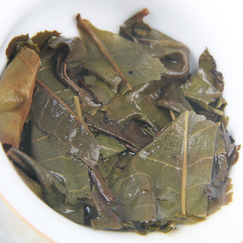 357g Lincang Iceland Gold Leaf Tea Seven Seed Cake Tea Old Tree Puerh Tea