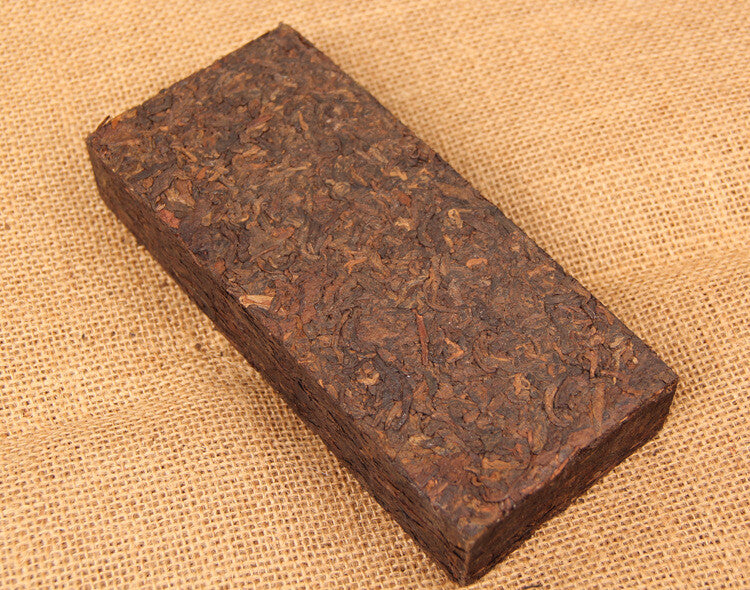 500g Old Ban Zhang Tea Brick Puerh Tea Ripe Pu'er Ancient Tree Bamboo Tube Tea