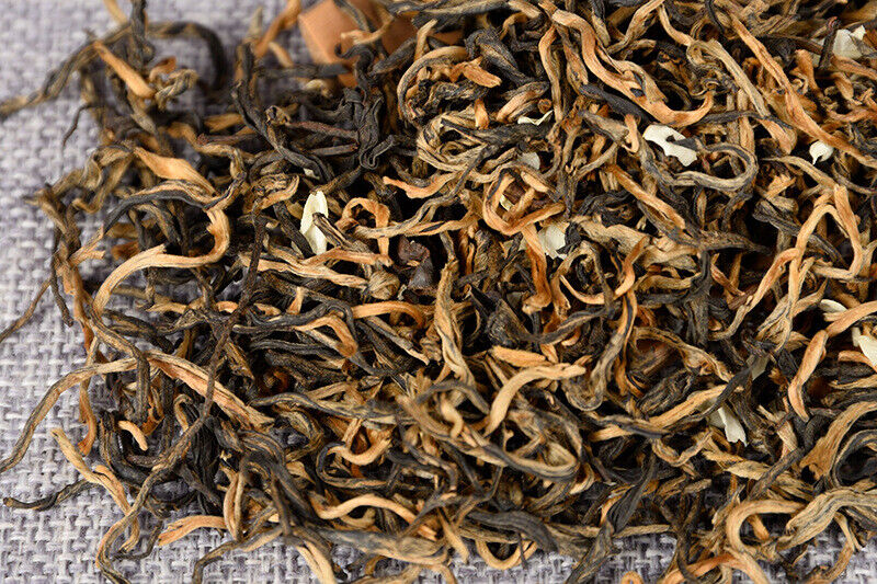 HelloYoung Yunnan Tea Jasmine Dian Hong Tea Jasmine Mao Feng Dian Hong Tea 100g 3.5 Oz