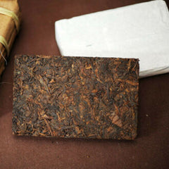 PU'ER TEA Lao Man E Pu-erh Tea Brick 500g Ripe Puer Traditional Pu'er Tea