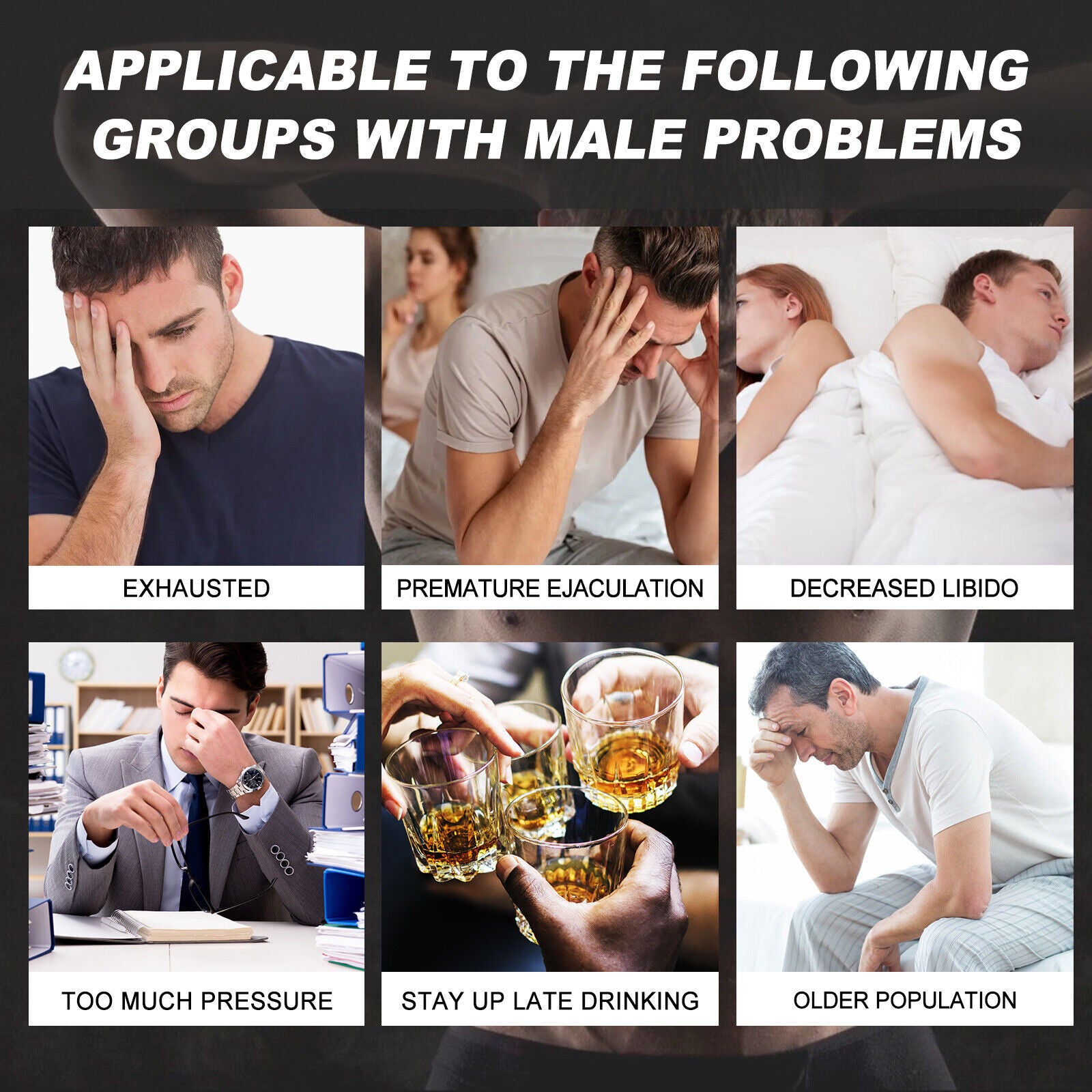 Men’s All-In-One Supplements Men's Multi-Active Easy to absorb  30ml*3pcs