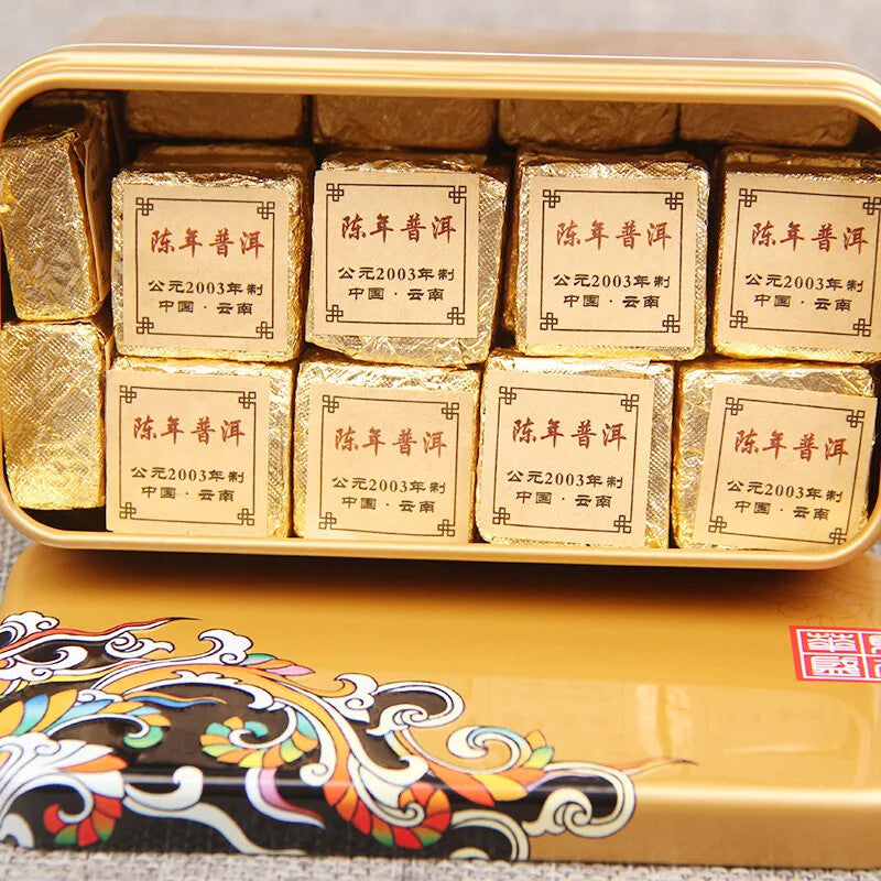 Chinese Famous Yunnan Mini Puer Tea Brick 250G/Box Fermented Pu Er Tea Gift