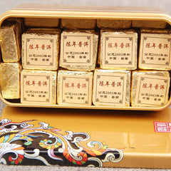 Chinese Famous Yunnan Mini Puer Tea Brick 250G/Box Fermented Pu Er Tea Gift