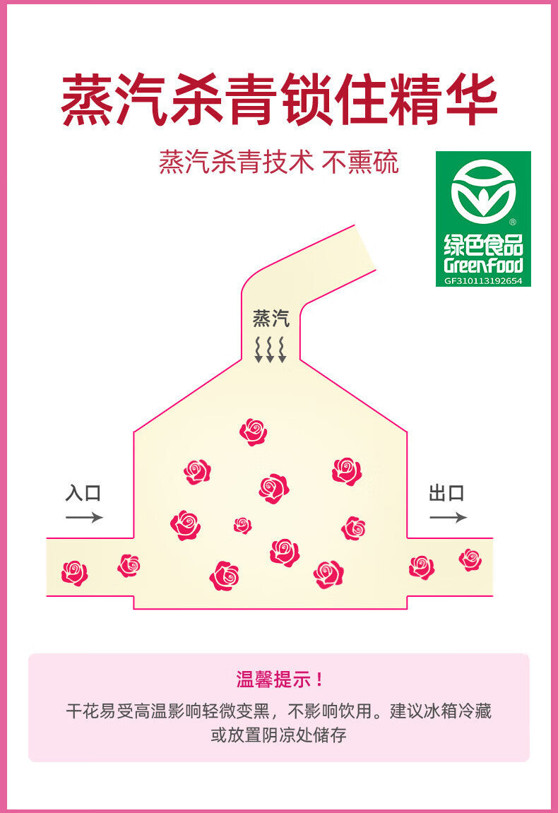 18g Green Food Health Tea Gift Set Authentic Rose Bud Tea  Herbal Tea