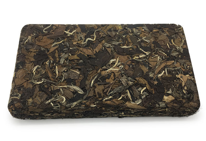HelloYoung 350g Fuding white tea Shoumei tea brick old white tea brick alpine Panxi