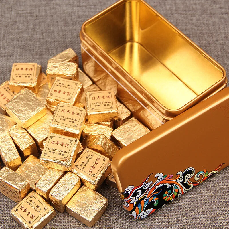 Chinese Famous Yunnan Mini Puer Tea Brick 250G/Box Fermented Pu Er Tea Gift