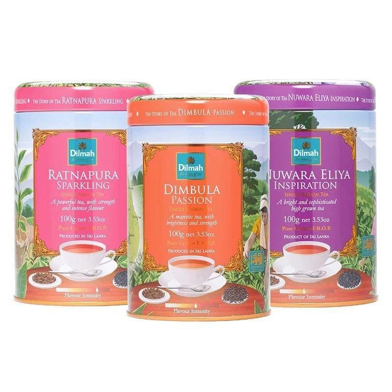 Premium Quality Dilmah Sri Lanka Specialty Zone Black Tea 100g Tin Ceylon Tea