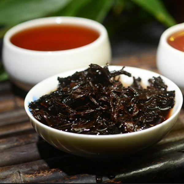 Organic Pu'er Tea Black Tea 357g Premium Ripe Pu-erh Tea Cake Cooked Puerh Tea