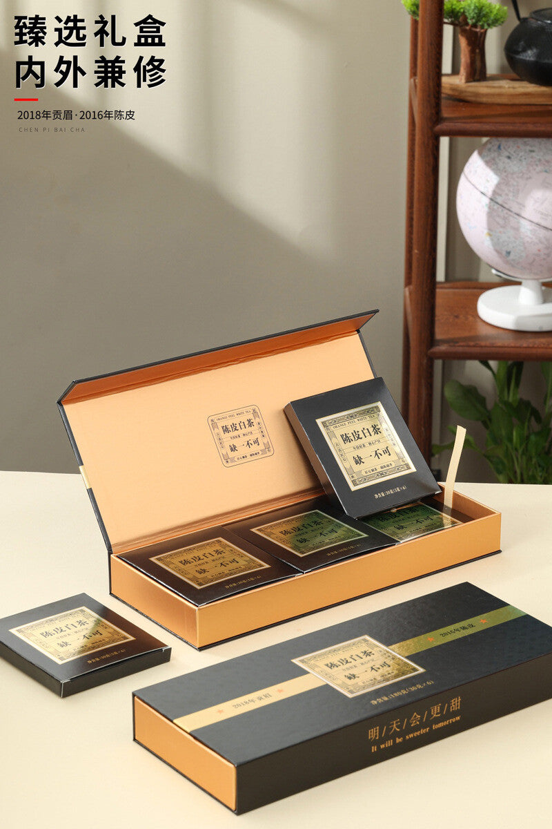 Fuding White Tea 2018 Gongmei Old White Tea Chenpi White Tea 180g