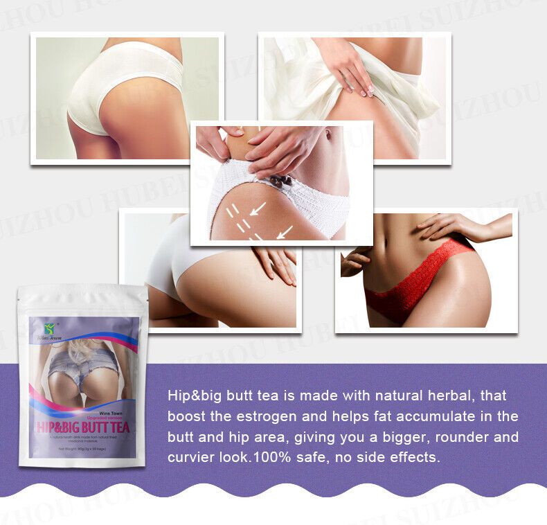 Big Butt Tea Natural Herbal Buttock Plump Tea muscle Enlargement Tea 3g*30