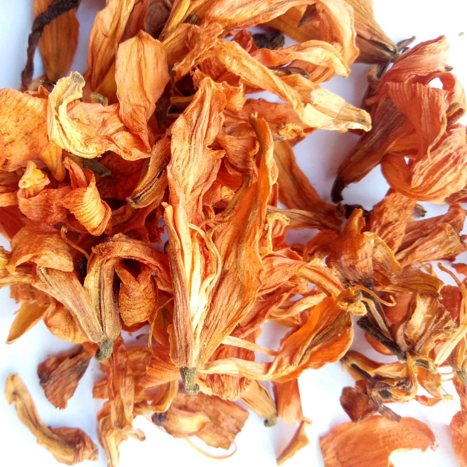 Wholesale Whole Piece Dried Lily Flower Orange Color Lilium Flowers 250g