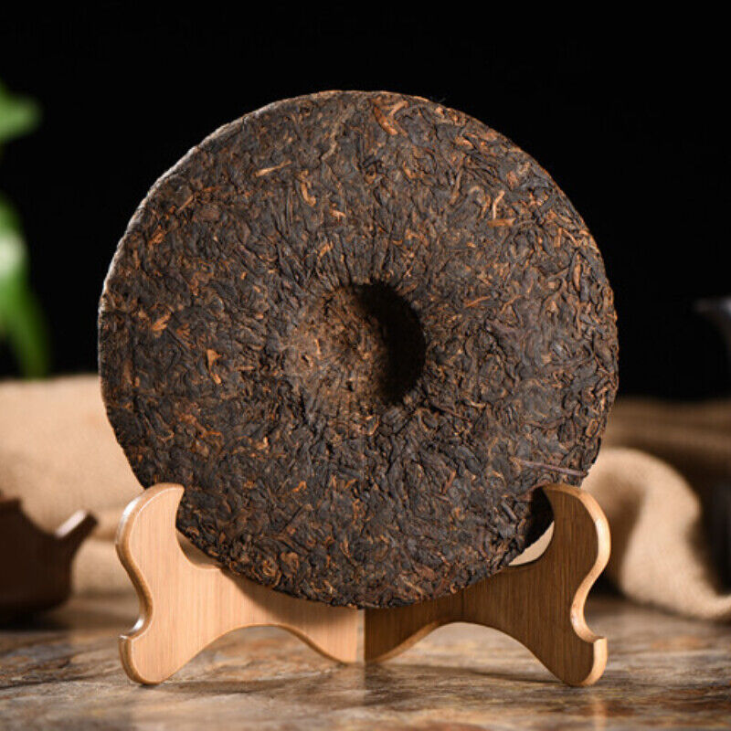 Abnehmen 357g Gelber Siegel Puerh Gekochter Tee Kuchen Gesundheit Schwarzer Tee