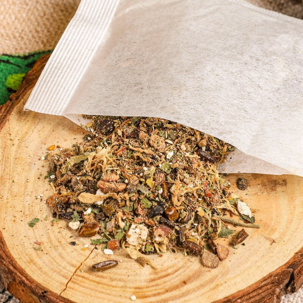 Qing Qian Liu Leaf Puerh Herbal Tea Three Remedy Blend