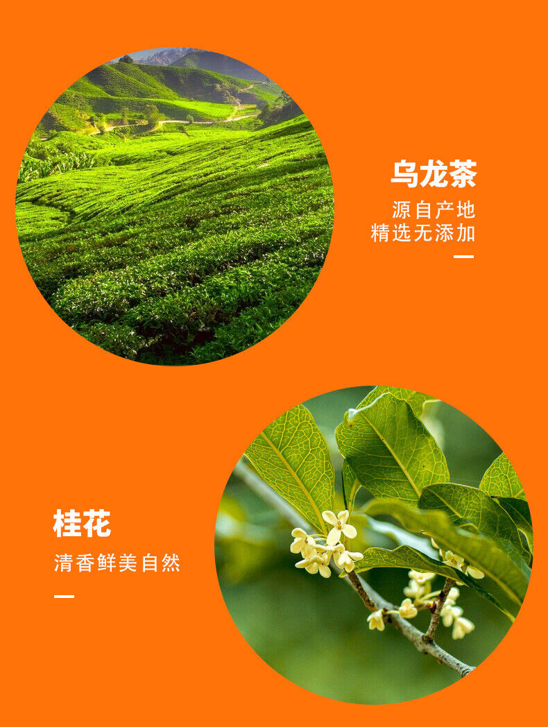 Osmanthus Oolong Thé Sachet Transparent 50 Paquets Thé Épicé 150G