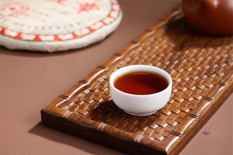 357g Ancient Cooked Puerh Tree Black Tea Cake Tea Old Ban Zhang Ripe Pu-erh Tea