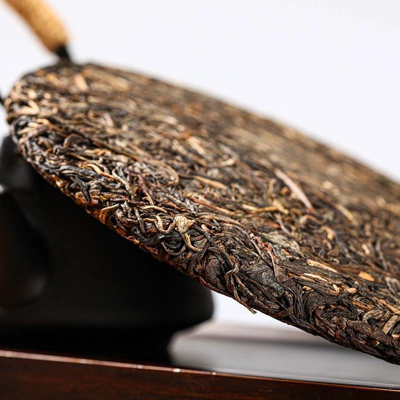 2012  Raw Black Mark Antique Tea Cake Yunnan Pu'er Tea Batch Tea Leaves 357g
