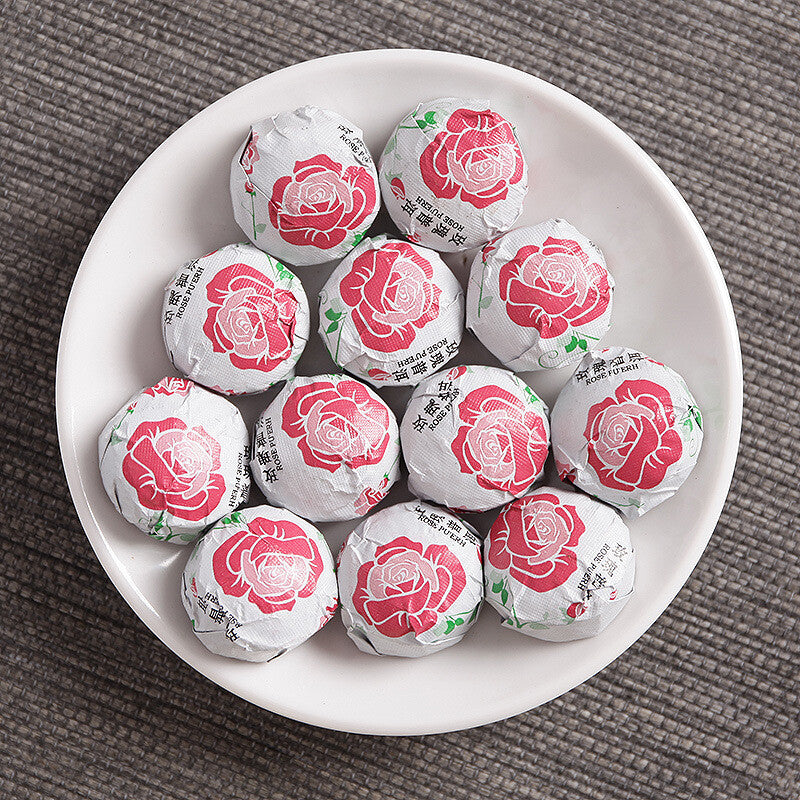 Yunnan Puerh Tea Golden Rose Tuo Tea Puerh Ripe Tea 500g Bulk