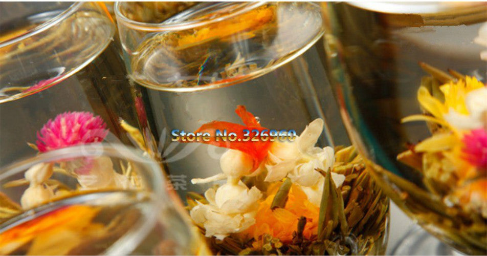 Herbal Tea Floral Fragrant Green Tea 130g 16 Kinds Handmade Blooming Flower Tea