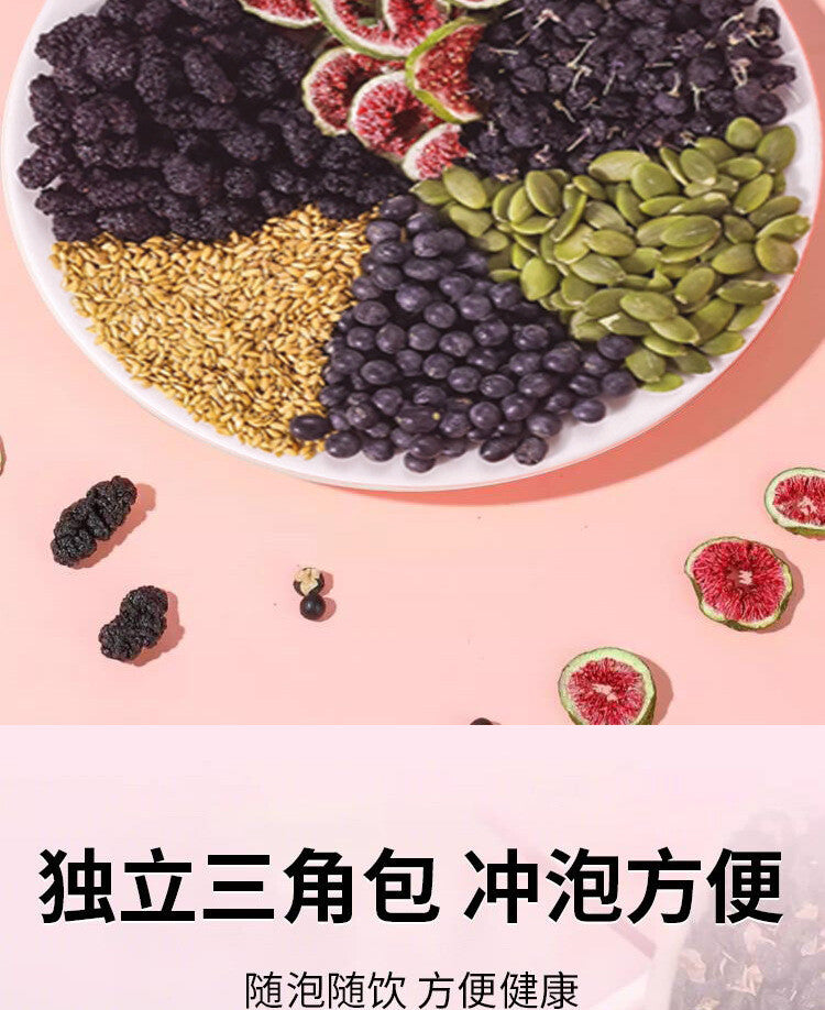 Female Hormone Balance Herbal Tea Goji Mulberry Flax Fig Detox Cycle Support