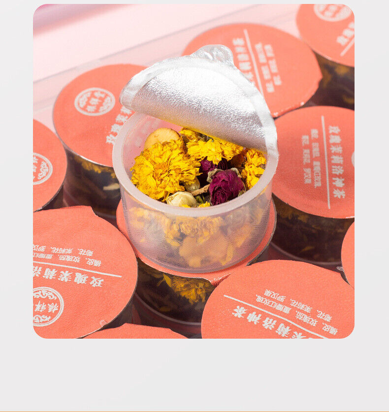 HelloYoung Rose Jasmine Luo Shen Tea Rose Eggplant Flower Tea Canned Health Tea Vital Tea