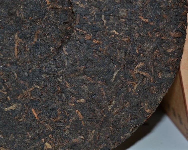 Puer Cooked Tea Cake Large Tree Menghai Qi Zi Bing Cha Famous Yunnan Pu Erh 357G
