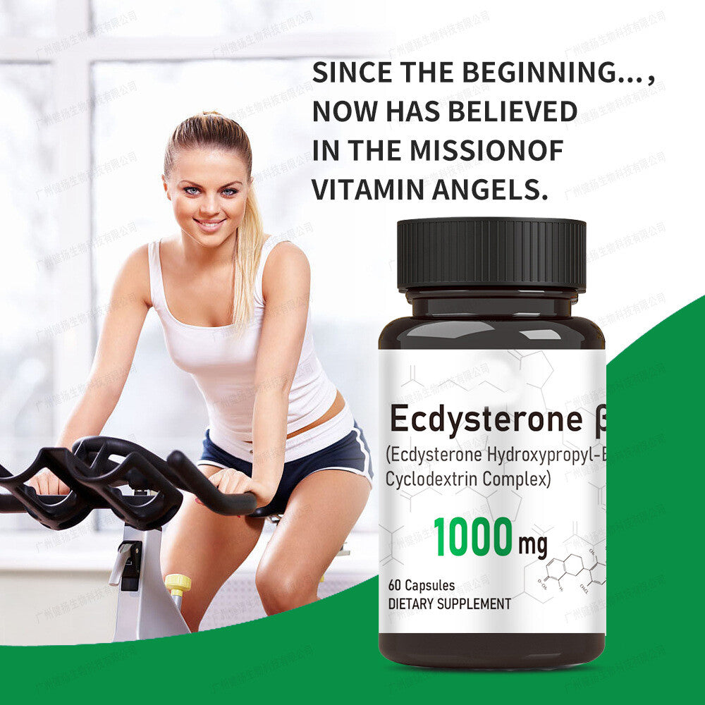100% Natural Ecdysterone Capsules Health Care 60 Capsules