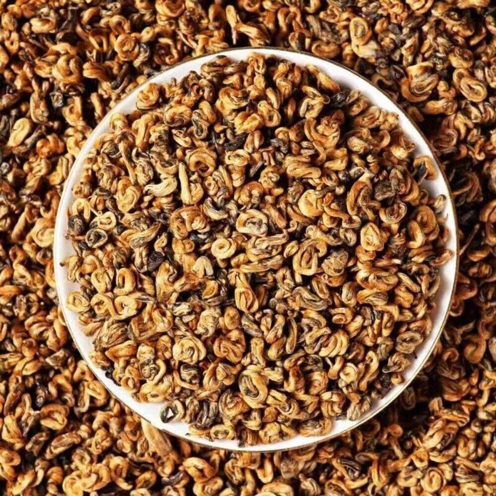 2024 Yunnan Dianhong Jinluo Black Tea 500g Fengqing Premium Aroma Loose