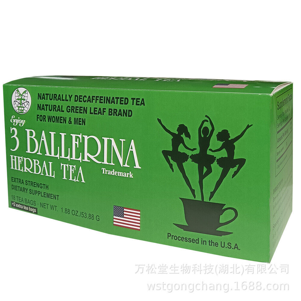 3 BALLERINA TEA Extra Strenght Dietary Supplyment Herb Tea Slimming 18 Bags