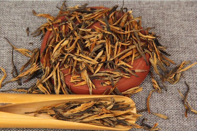HelloYoung New Dianhong Black Tea Bud Need Gold Grade Gold Dianhong Single Bud Tea250g