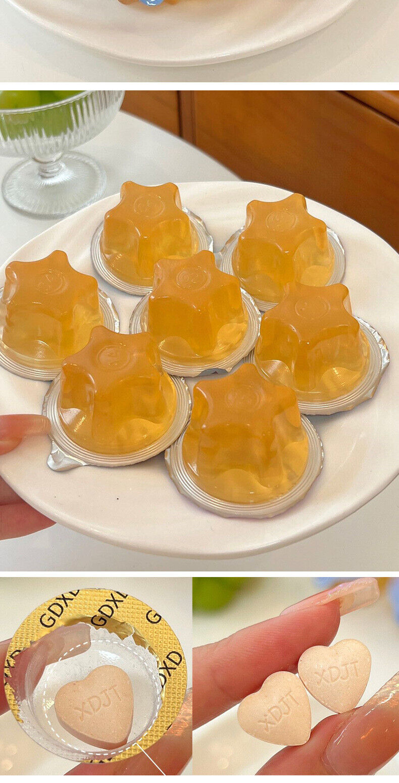 Pear Fruit Cactus Pressure Candy Chewable Collagen Peptide Fruit Flavor