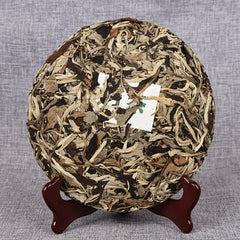 HelloYoung 357g/cake Yunnan White Tea Old Tree Moonlight White Long Jiao Mei Ren White Te