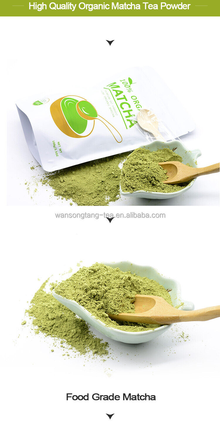 100% Natural Matcha Powder Instant Organic Matcha Green Tea Manufacturer