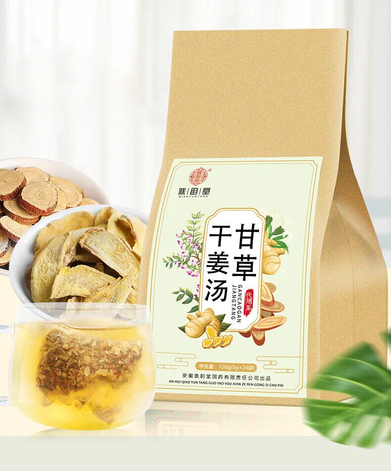 Licorice Dried Ginger Soup Healthy Herb Tea Bag 120g
